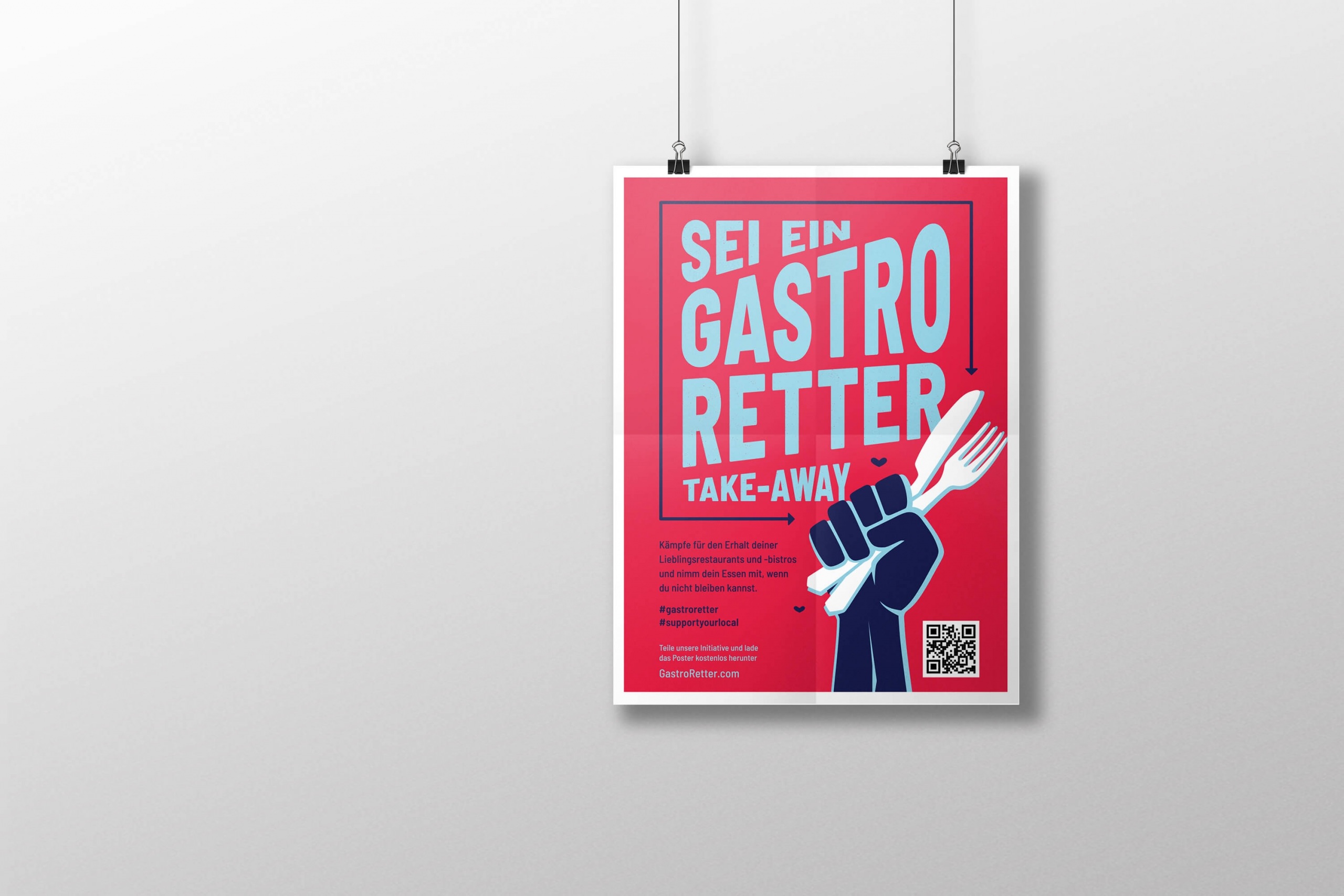 Plakat der GastroRetter-Initiative von unclassic